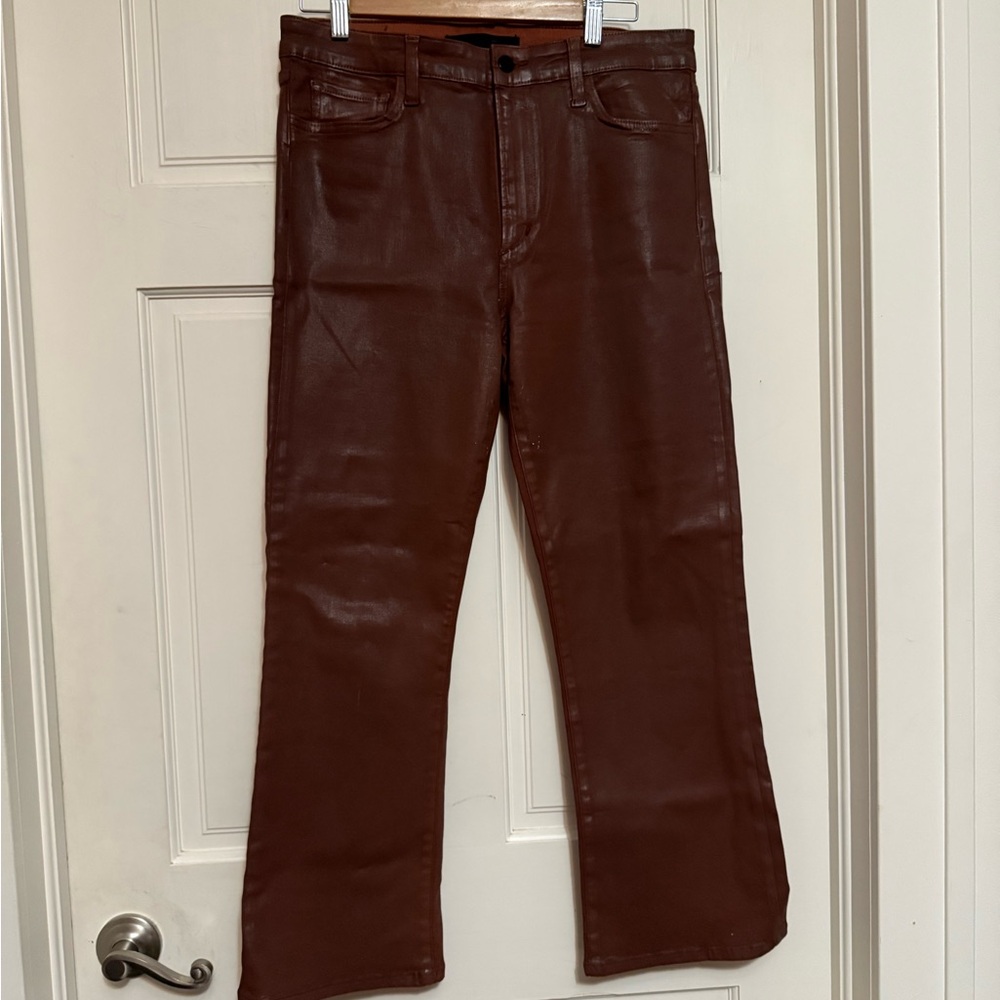 Joe's Jeans Women’s Coated Jeans in Rich Brown - The Callie